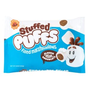 Stuffed Puffs Marshmallow Milk Chocolate Center 8.6oz 6ct